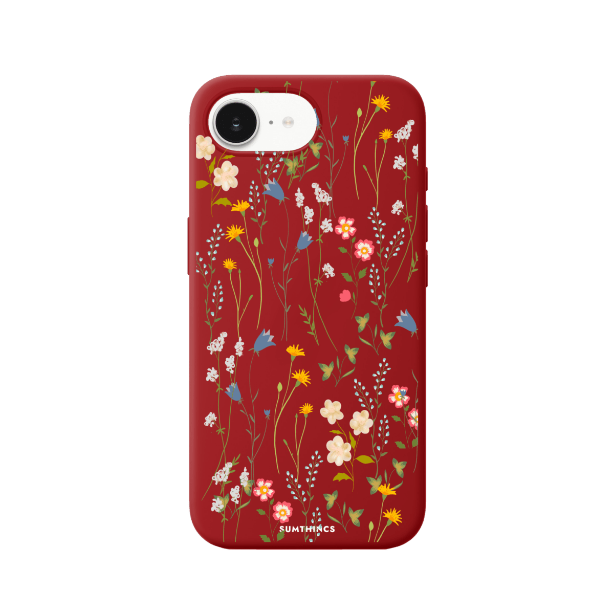 iPhone 16E Eternal Garden Premium Telefon Kılıfı Kırmızı - SUMTHINCS