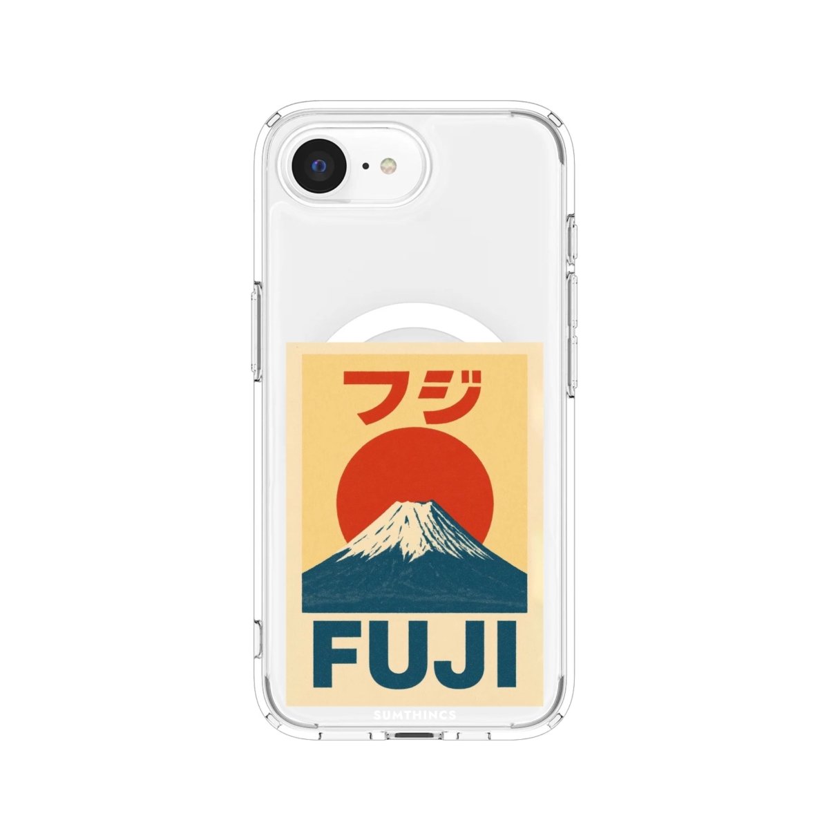 iPhone 16E Fujisan Clear Magsafe Telefon Kılıfı - Sumthincs