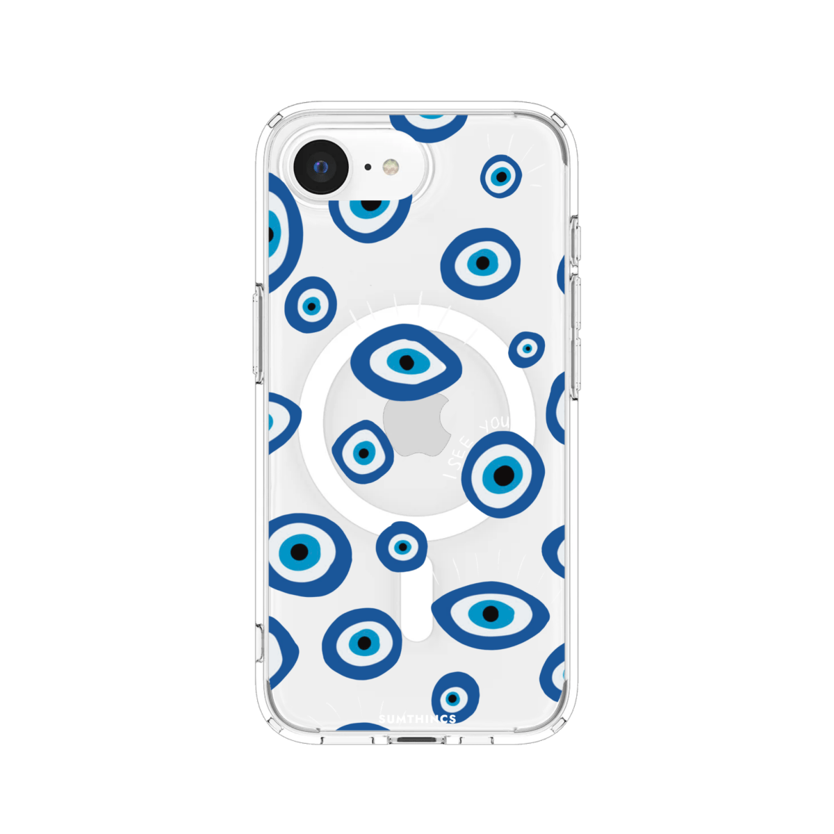iPhone 16E I See You Clear Magsafe Şeffaf Telefon Kılıfı - SUMTHINCS