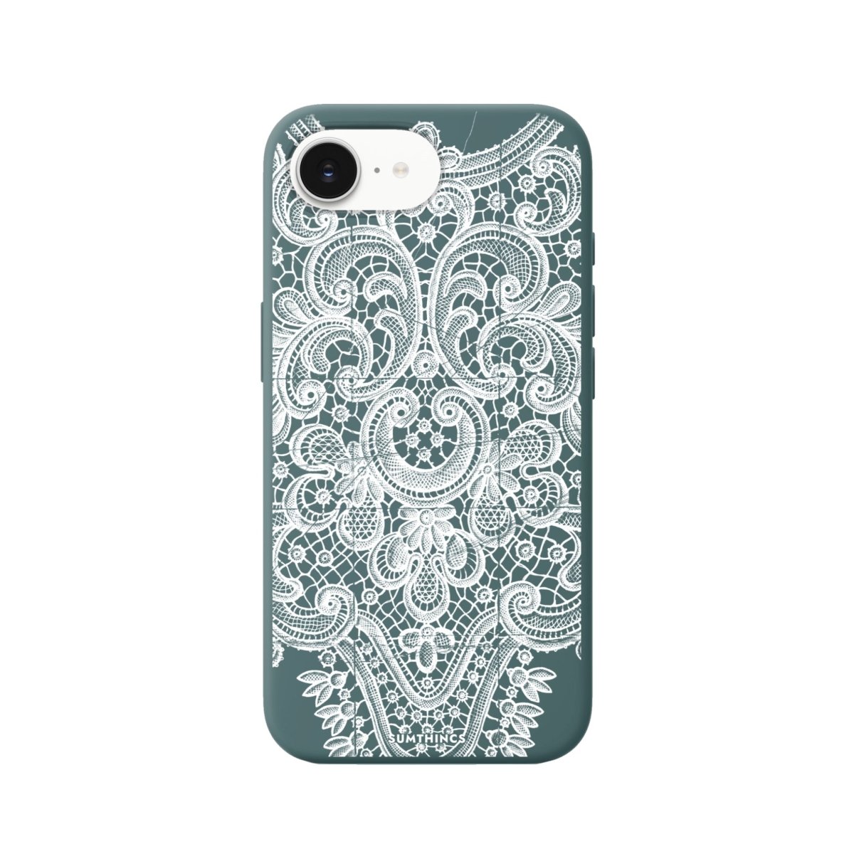 iPhone 16E Lacework Premium Telefon Kılıfı Kaktüs Yeşili - SUMTHINCS