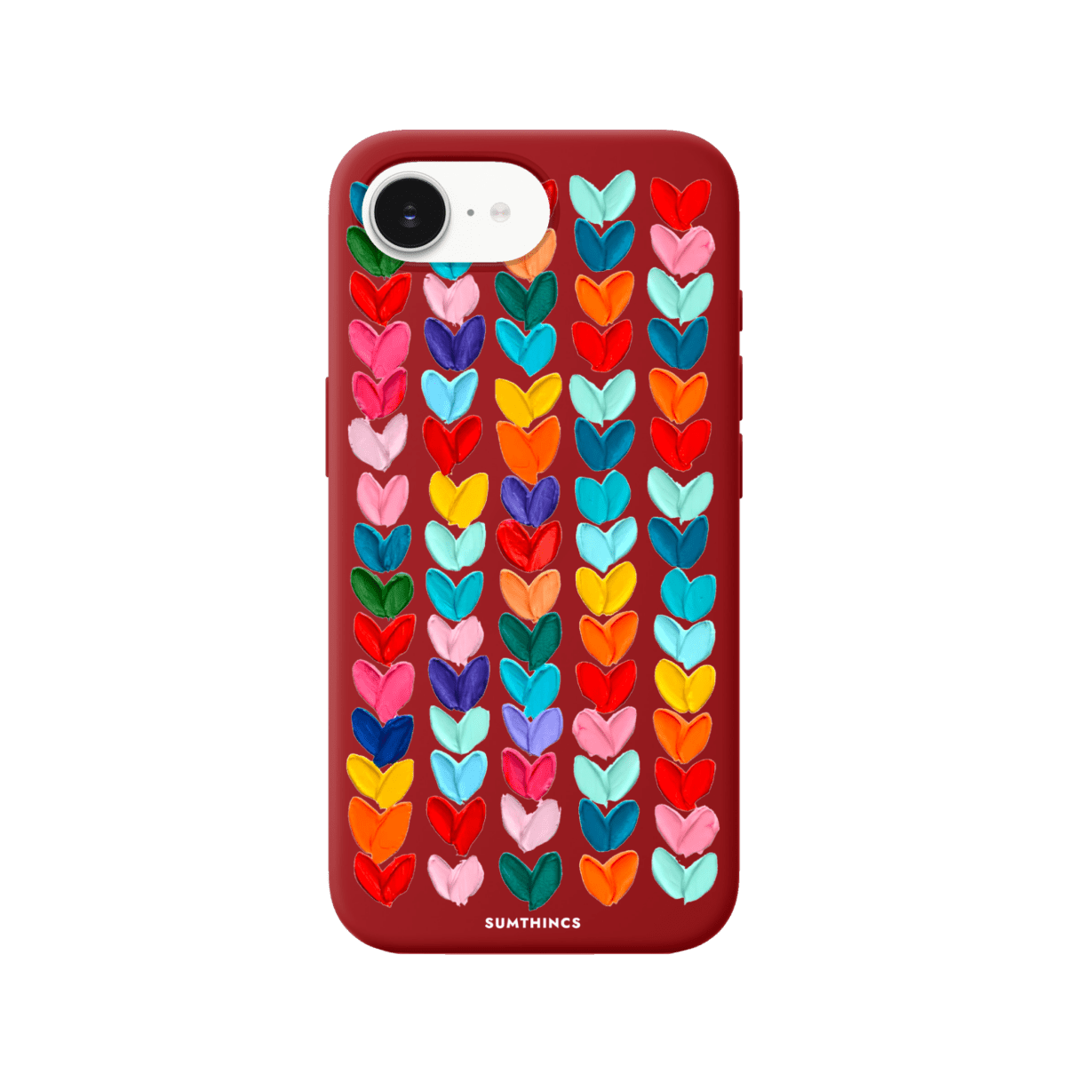 iPhone 16E Lovestorm Premium Telefon Kılıfı Kırmızı - SUMTHINCS
