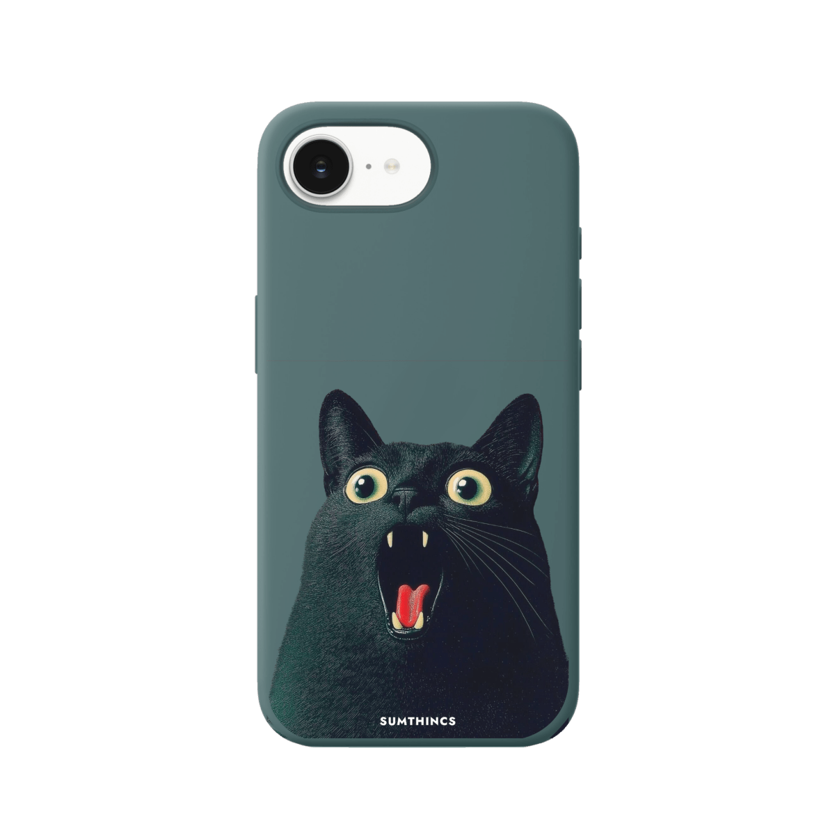 iPhone 16E Meoww Premium Telefon Kılıfı Kaktüs Yeşili - SUMTHINCS