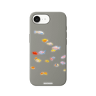 iPhone 16E Neon Fish Premium Telefon Kılıfı Gri - SUMTHINCS