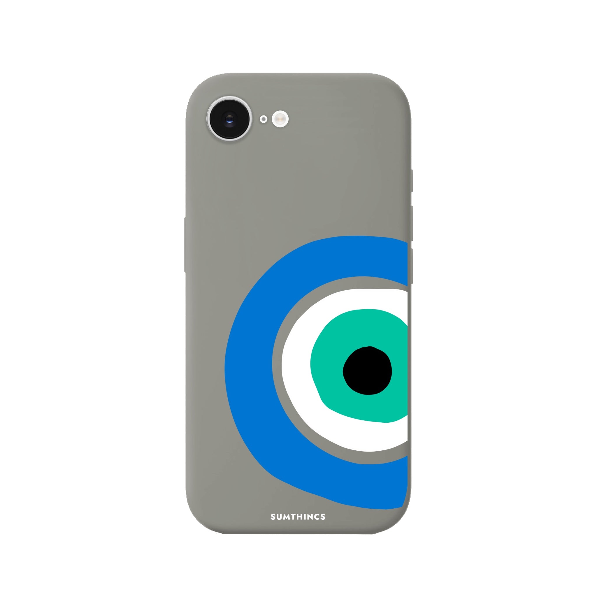 iPhone 16E Ocean Eye Premium Telefon Kılıfı Gri - SUMTHINCS