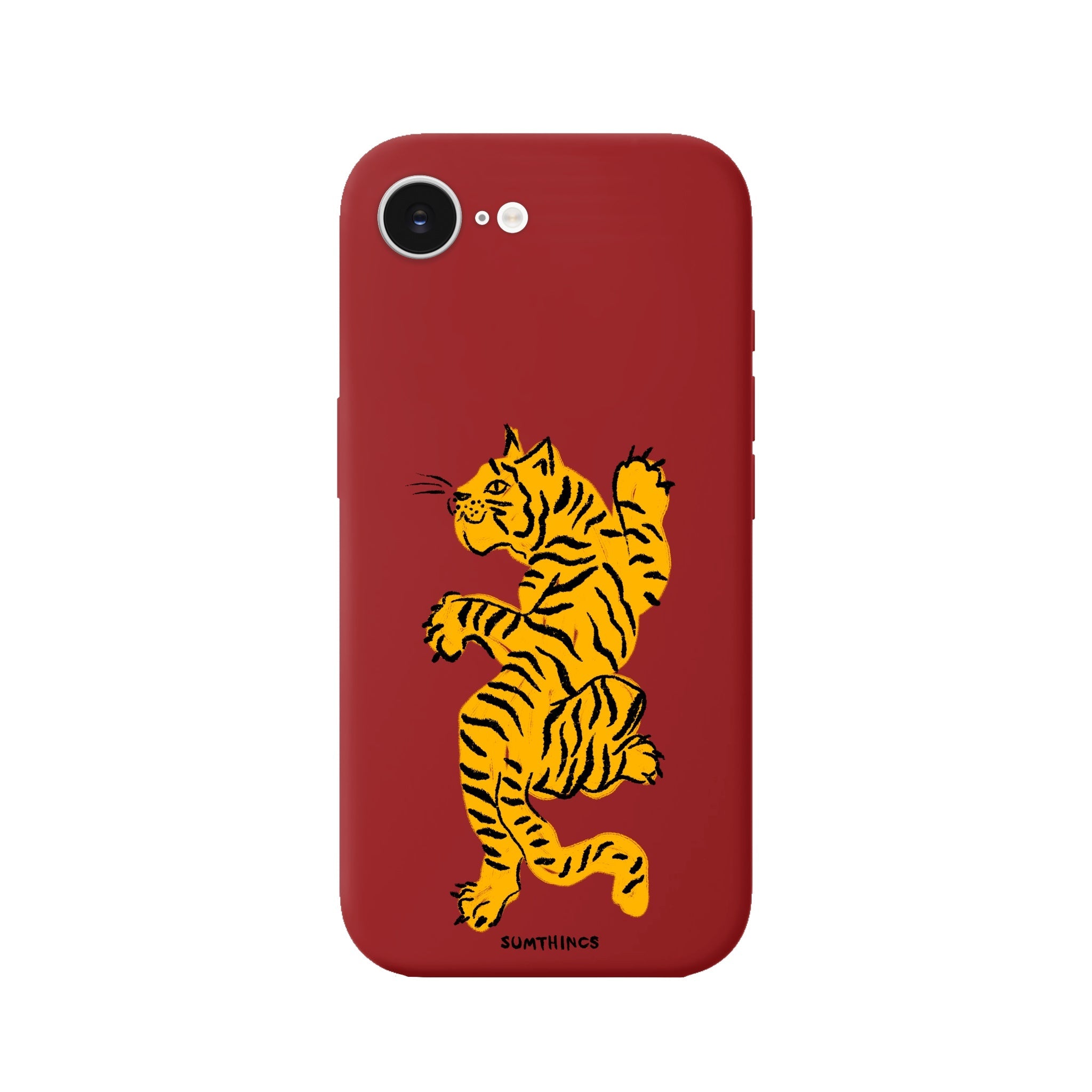 iPhone 16E Roar Premium Telefon Kılıfı Kırmızı - SUMTHINCS