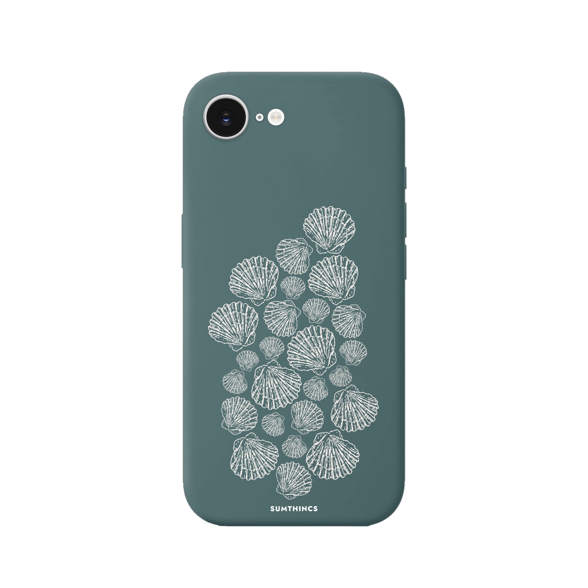 iPhone 16E Shell Print Premium Telefon Kılıfı Kaktüs Yeşili - SUMTHINCS