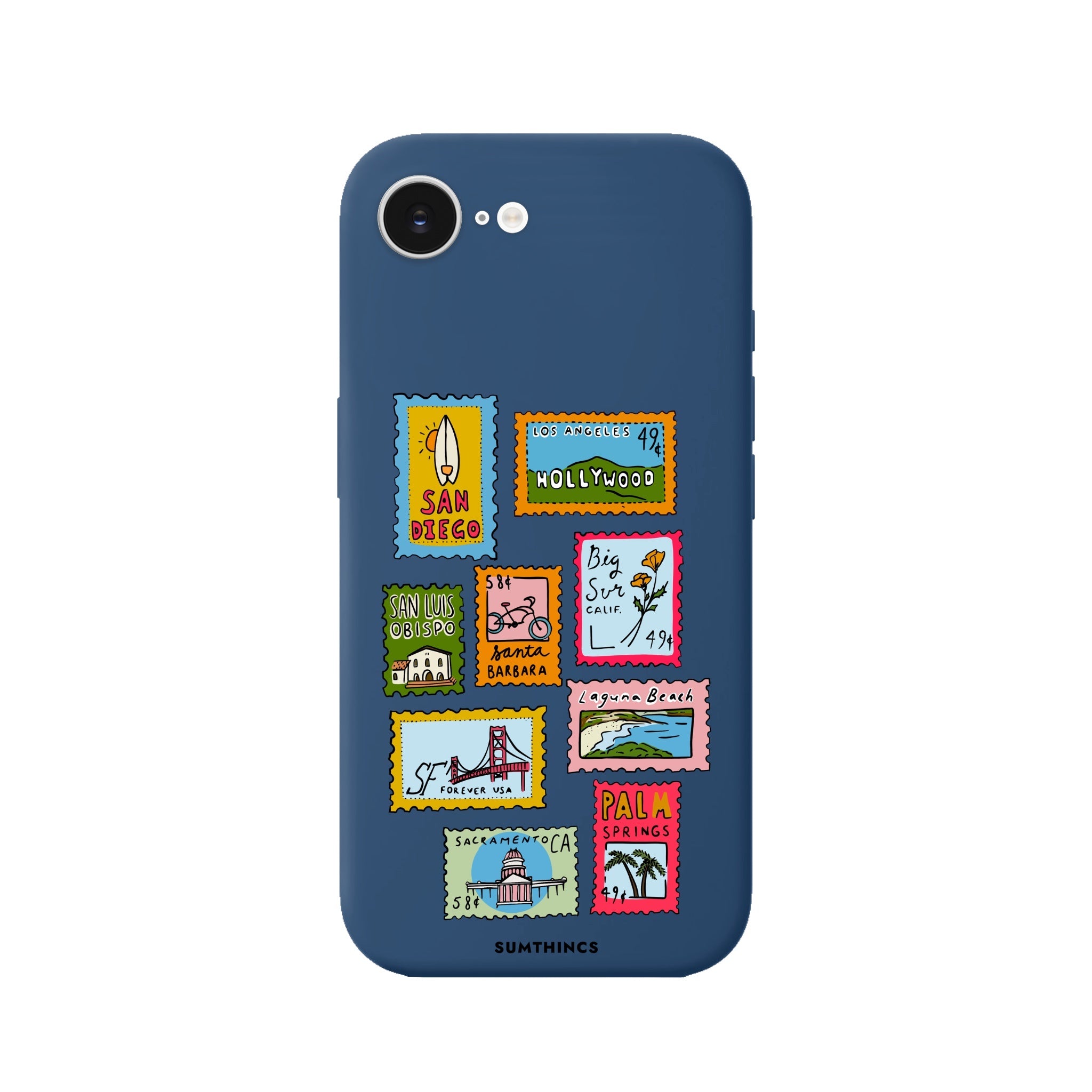 iPhone 16E The Grand Tour Premium Telefon Kılıfı Pasifik Mavi - SUMTHINCS