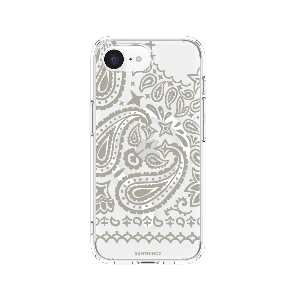 iPhone 16E Urban Bandana Clear Magsafe Şeffaf Telefon Kılıfı - SUMTHINCS