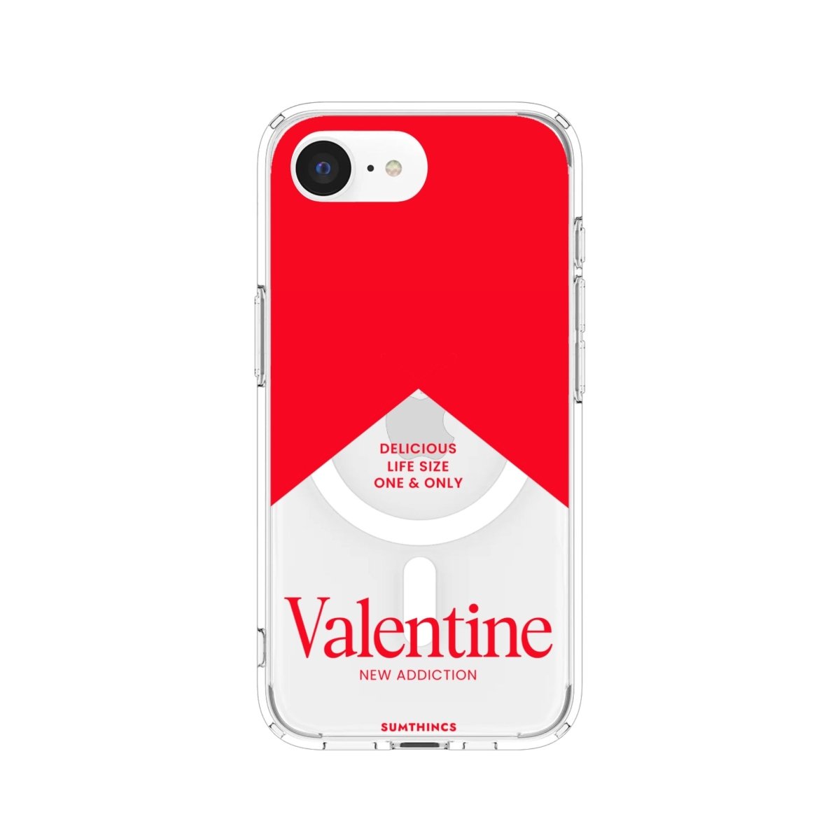 iPhone 16E Valentine Clear Magsafe Telefon Kılıfı - SUMTHINCS