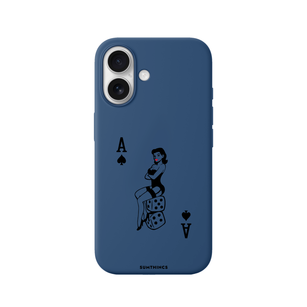 iPhone 17 Ace Queen Premium Telefon Kılıfı Pasifik Mavi - SUMTHINCS