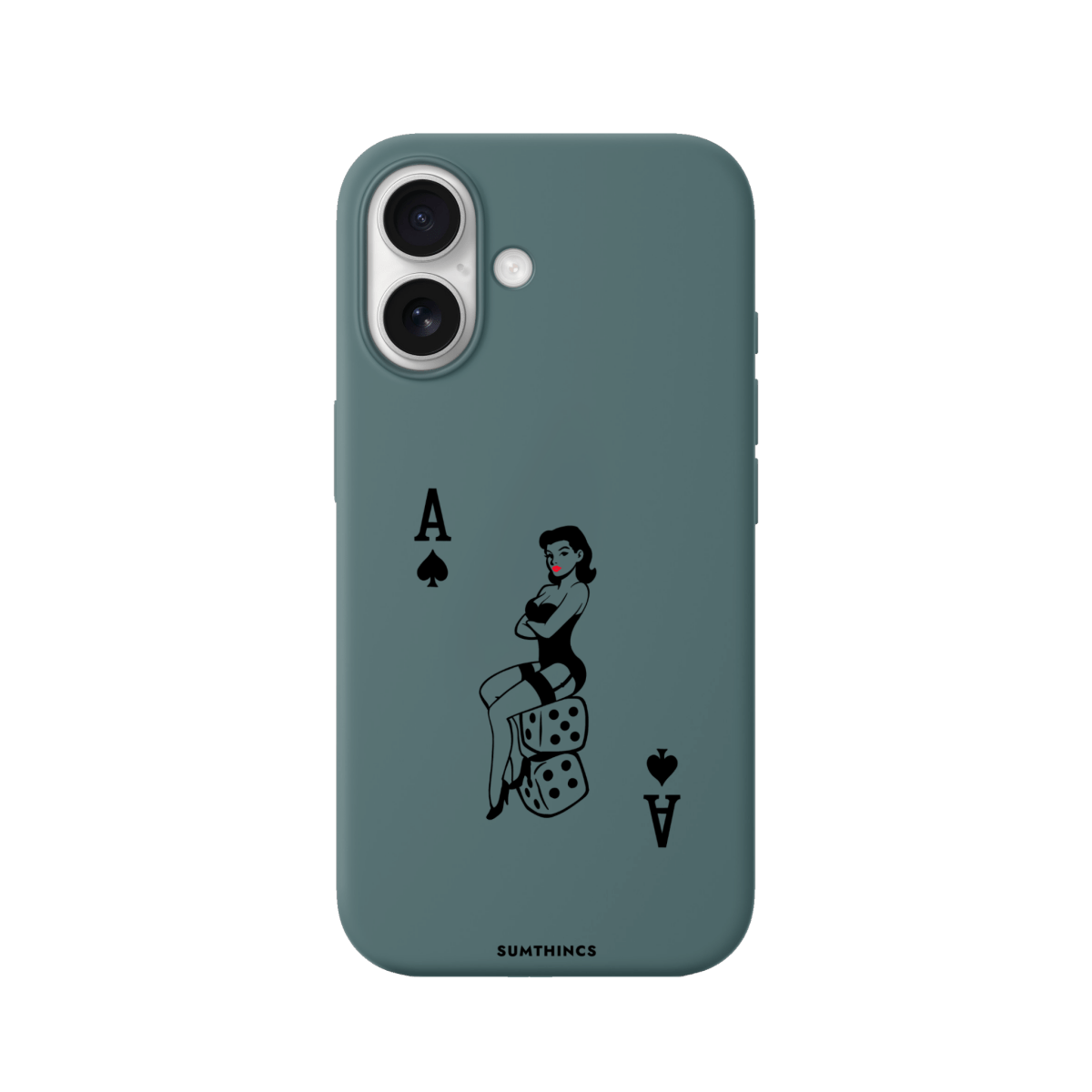 iPhone 17 Ace Queen Premium Telefon Kılıfı Kaktüs Yeşili - SUMTHINCS