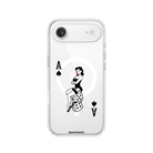 iPhone 17 Air Ace Queen Clear Magsafe Şeffaf Telefon Kılıfı - SUMTHINCS