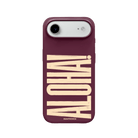 iPhone 17 Air Aloha Premium Telefon Kılıfı Bordo - SUMTHINCS