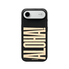 iPhone 17 Air Aloha Premium Telefon Kılıfı Siyah - SUMTHINCS