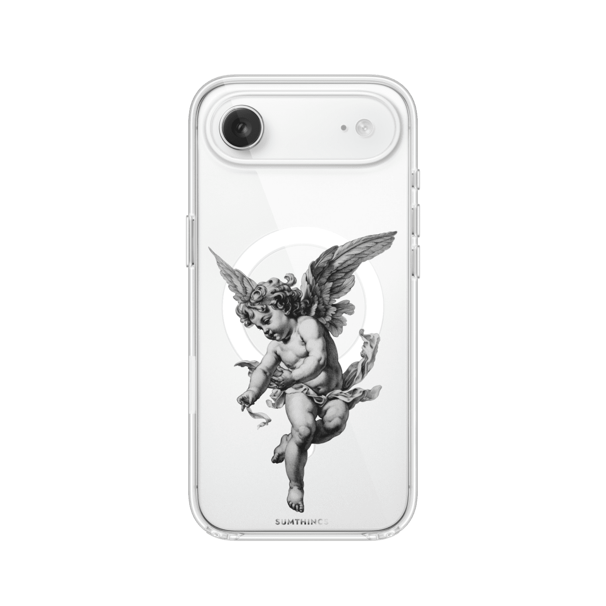 iPhone 17 Air Angel Clear Magsafe Telefon Kılıfı - Sumthincs