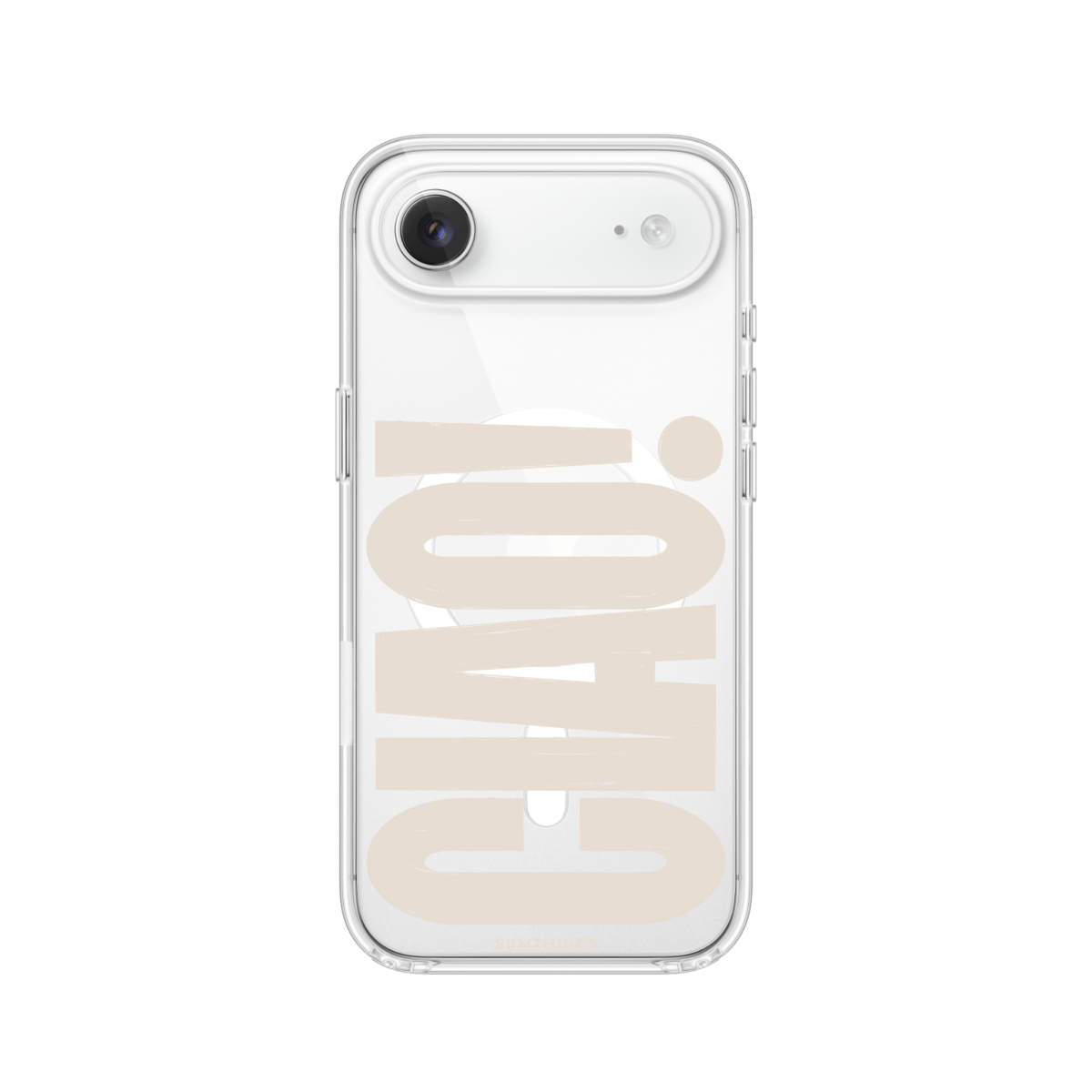 iPhone 17 Air Ciao Clear Magsafe Şeffaf Telefon Kılıfı - SUMTHINCS