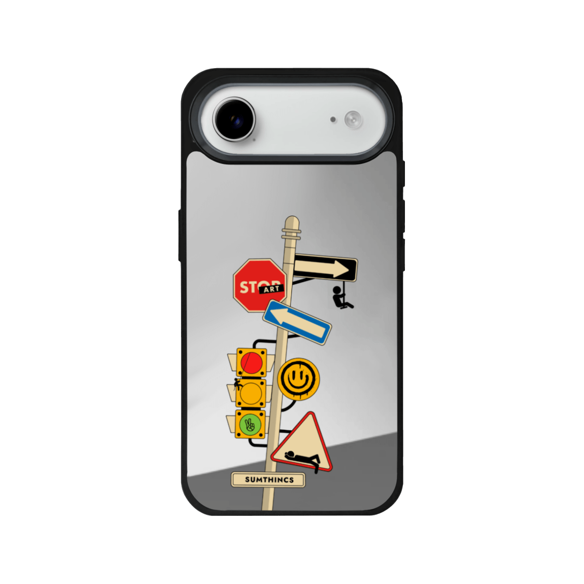 iPhone 17 Air Crossroad Mirror Aynalı Telefon Kılıfı - SUMTHINCS