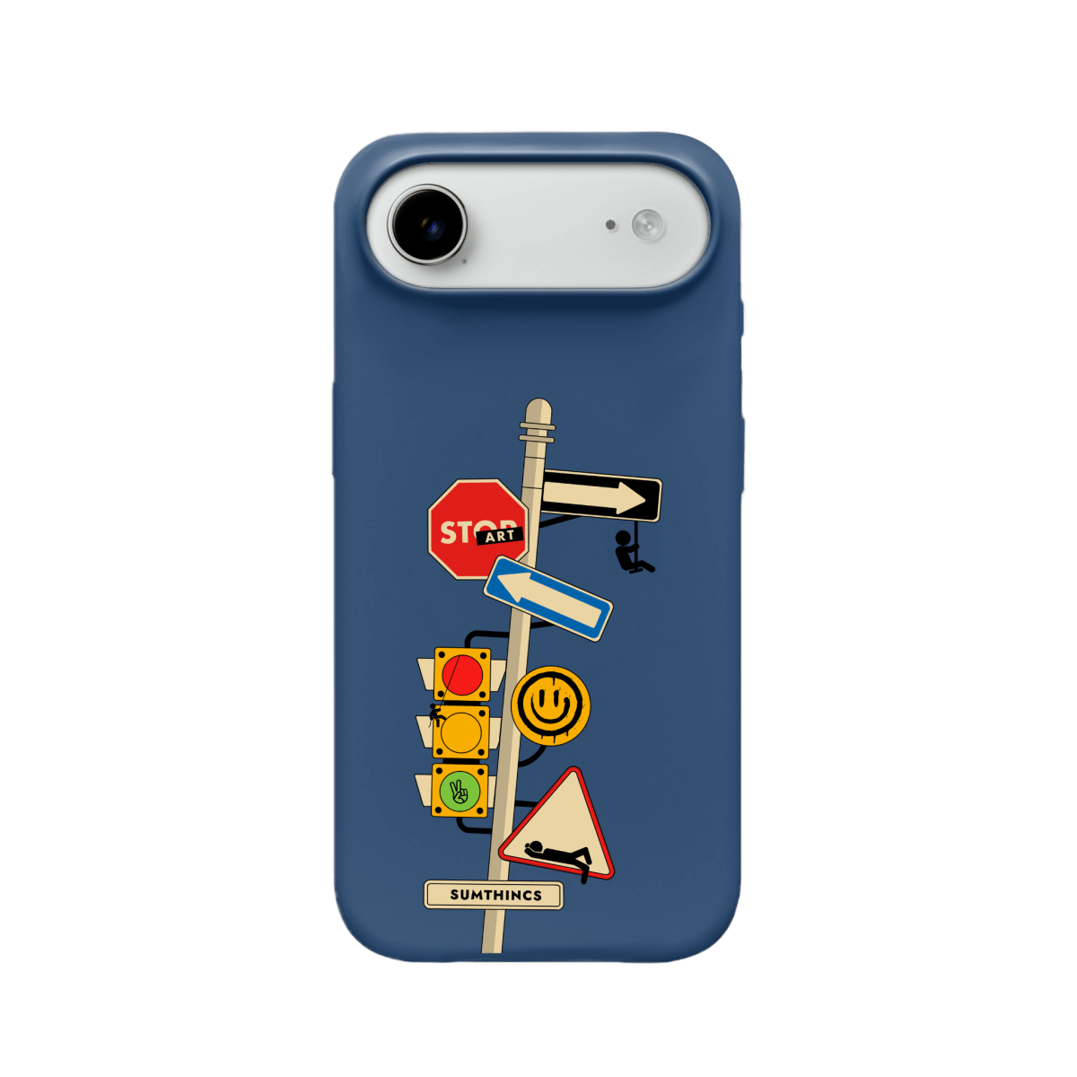 iPhone 17 Air Crossroad Premium Telefon Kılıfı Pasifik Mavi - SUMTHINCS