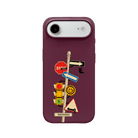 iPhone 17 Air Crossroad Premium Telefon Kılıfı Bordo - SUMTHINCS