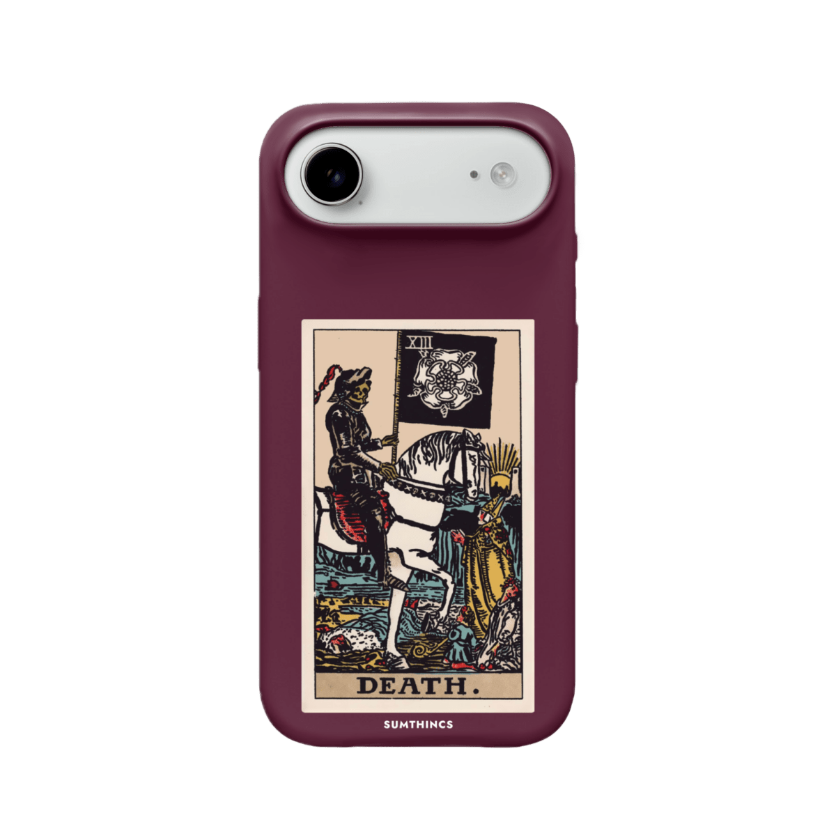 iPhone 17 Air Death Premium Telefon Kılıfı Bordo - SUMTHINCS