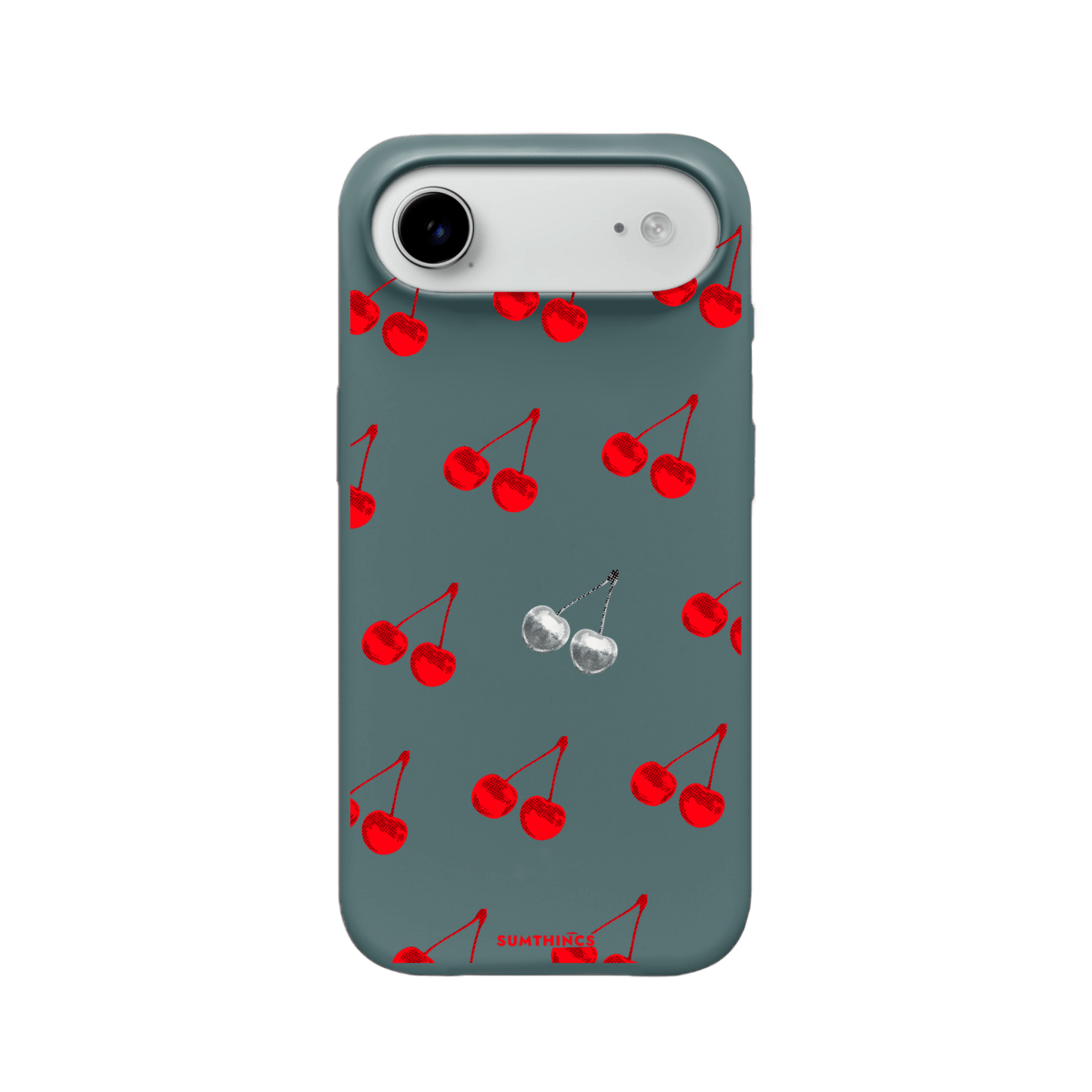 iPhone 17 Air Disco Cherry Premium Telefon Kılıfı Kaktüs Yeşili - SUMTHINCS