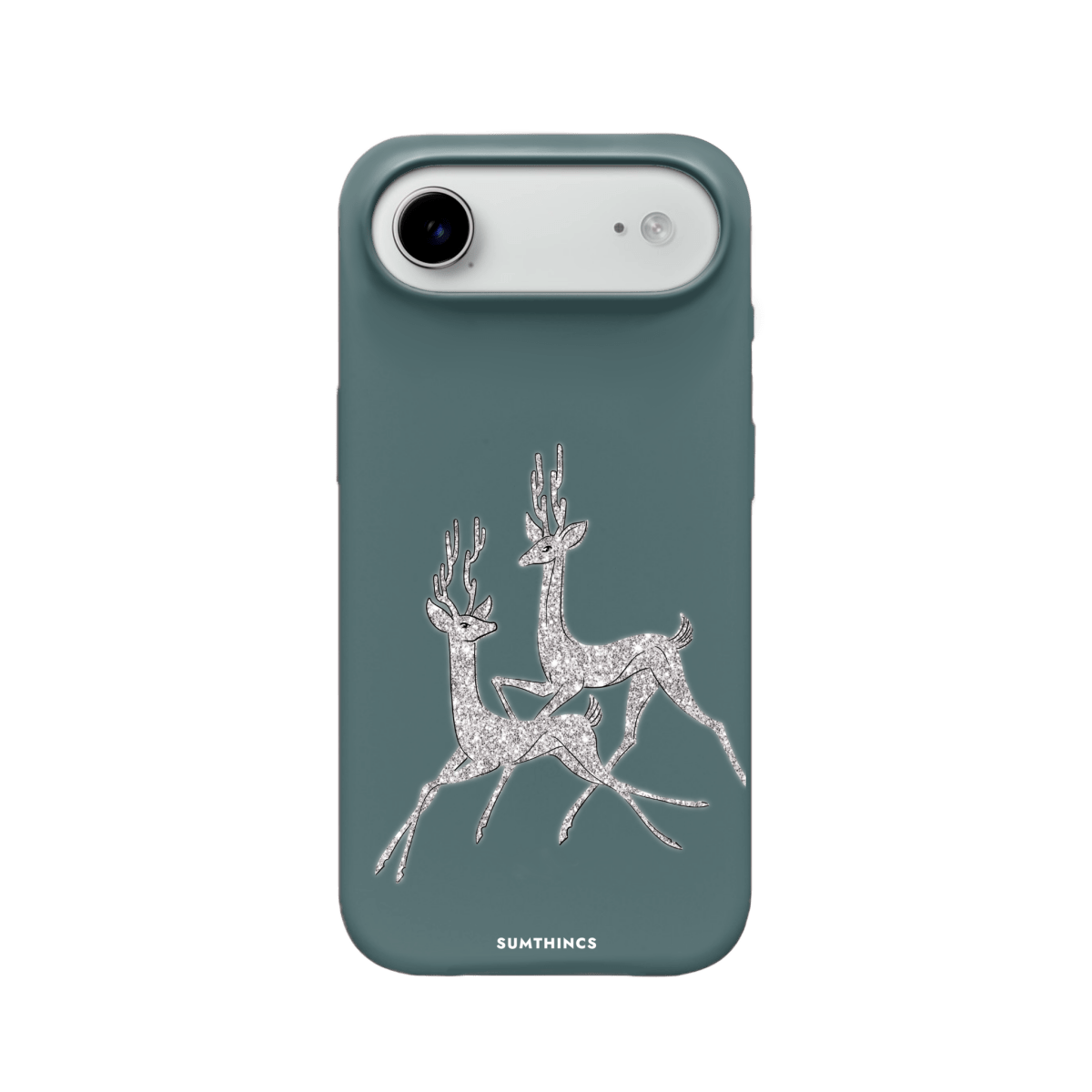 iPhone 17 Air Disco Deers Premium Telefon Kılıfı Kaktüs Yeşili - SUMTHINCS