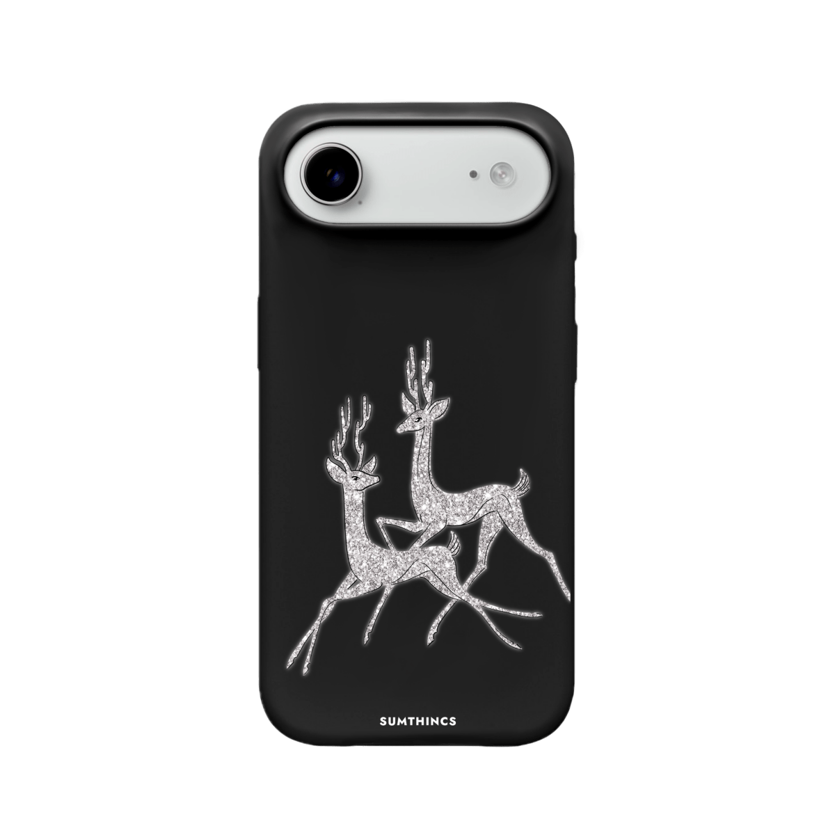 iPhone 17 Air Disco Deers Premium Telefon Kılıfı Siyah - SUMTHINCS