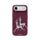 iPhone 17 Air Disco Deers Premium Telefon Kılıfı Bordo - SUMTHINCS