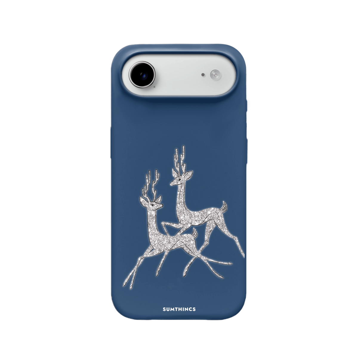 iPhone 17 Air Disco Deers Premium Telefon Kılıfı Pasifik Mavi - SUMTHINCS