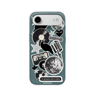 iPhone 17 Air Disco Stickers Premium Telefon Kılıfı Kaktüs Yeşili - SUMTHINCS