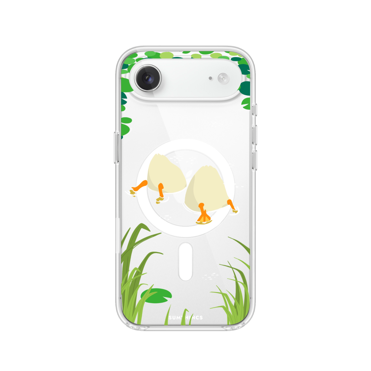 iPhone 17 Air Ducks Clear Magsafe Şeffaf Telefon Kılıfı - SUMTHINCS