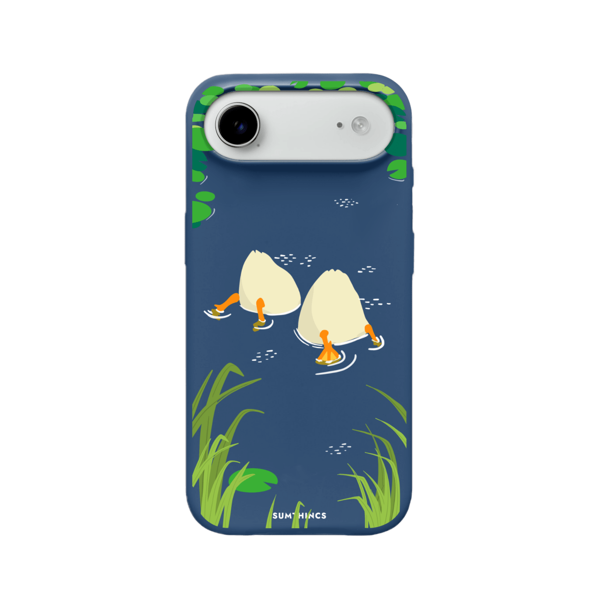 iPhone 17 Air Ducks Premium Telefon Kılıfı Pasifik Mavi - SUMTHINCS