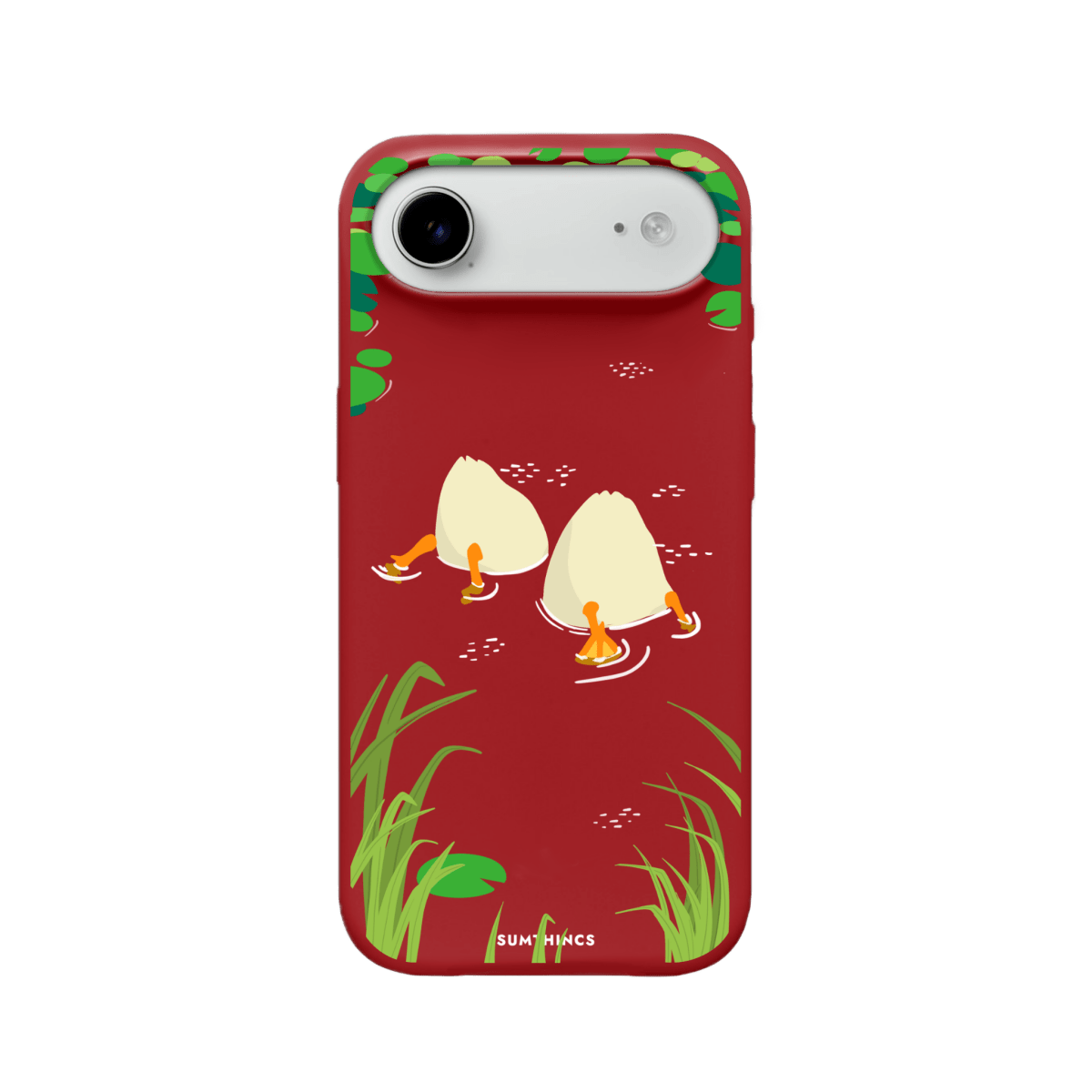 iPhone 17 Air Ducks Premium Telefon Kılıfı Kırmızı - SUMTHINCS