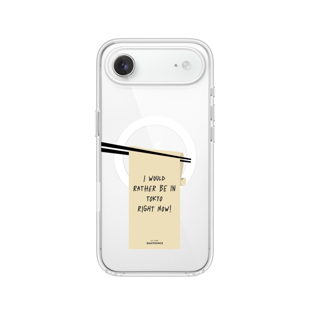 iPhone 17 Air Elsewhere Clear Magsafe Telefon Kılıfı - Sumthincs