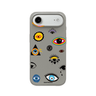 iPhone 17 Air Eye Stickers Premium Telefon Kılıfı Gri - SUMTHINCS