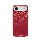 iPhone 17 Air Faces Premium Telefon Kılıfı Kırmızı - SUMTHINCS