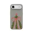 iPhone 17 Air Festive Ribbon Premium Telefon Kılıfı Gri - SUMTHINCS
