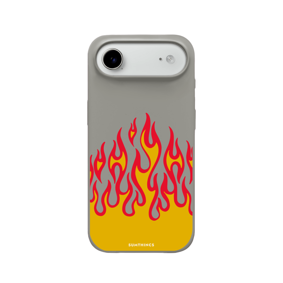 iPhone 17 Air Flamme Premium Telefon Kılıfı Gri - SUMTHINCS