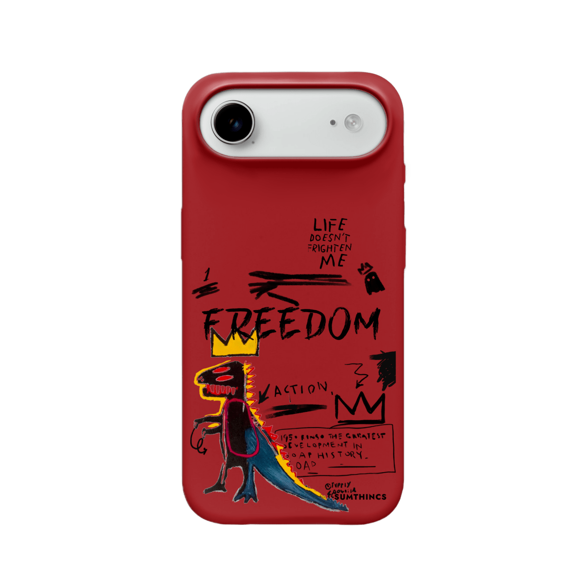 iPhone 17 Air Freedom Premium Telefon Kılıfı Pasifik Mavi - SUMTHINCS