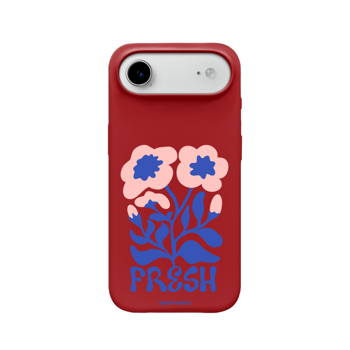 iPhone 17 Air Fresh Flowers Premium Telefon Kılıfı Kırmızı - SUMTHINCS