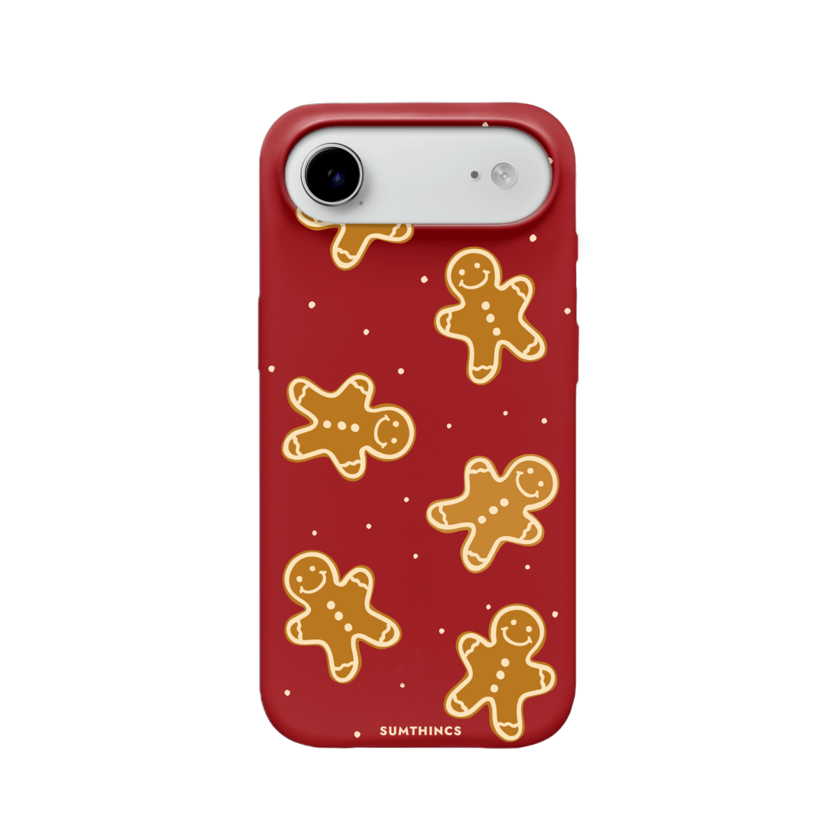 iPhone 17 Air Gingerbread Man Premium Telefon Kılıfı Kırmızı - SUMTHINCS