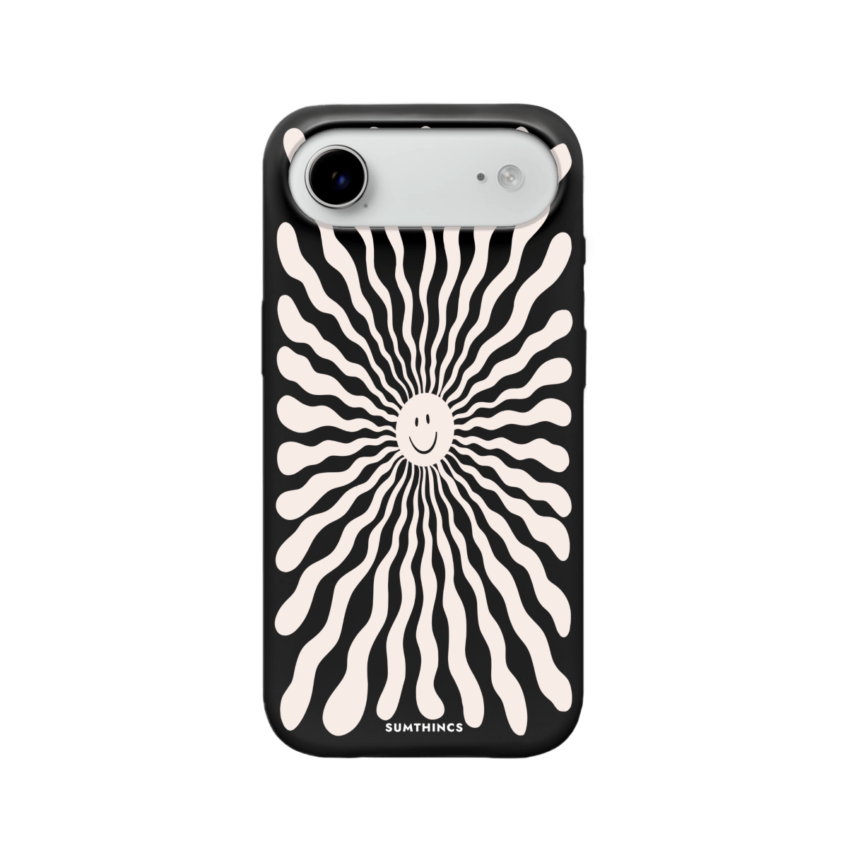 iPhone 17 Air Happy Little Sun Premium Telefon Kılıfı Siyah - SUMTHINCS