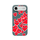 iPhone 17 Air Hearts Premium Telefon Kılıfı Kaktüs Yeşili - SUMTHINCS