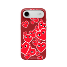 iPhone 17 Air Hearts Premium Telefon Kılıfı Kırmızı - SUMTHINCS