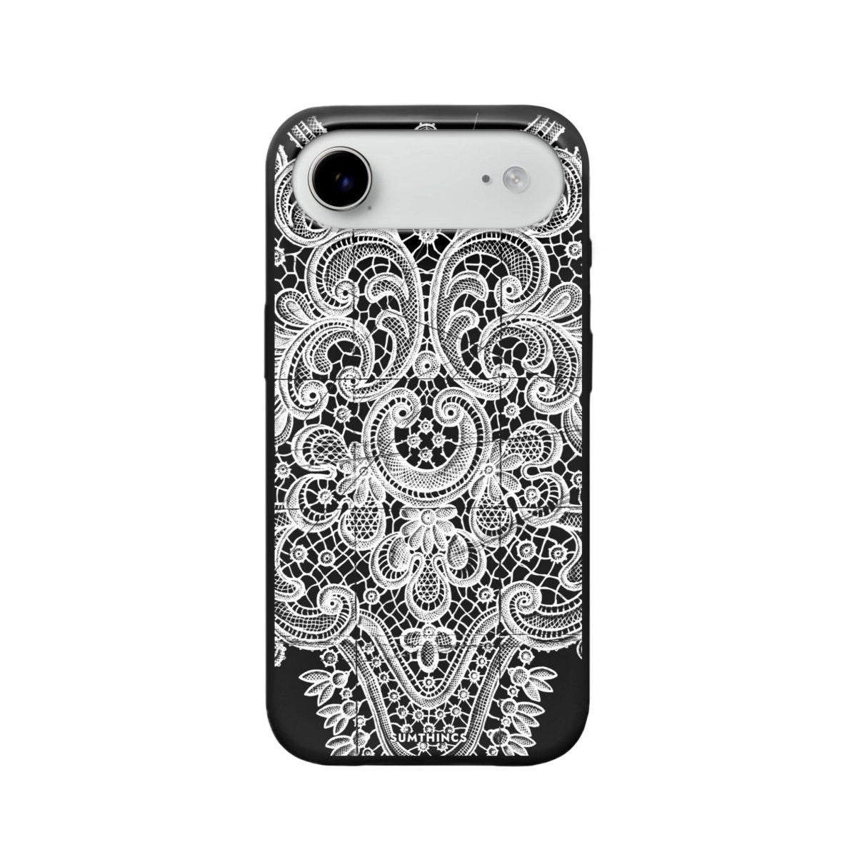 iPhone 17 Air Lacework Premium Telefon Kılıfı Siyah - SUMTHINCS