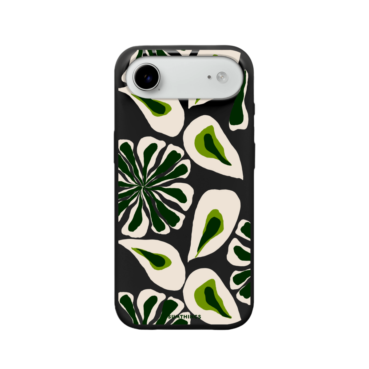 iPhone 17 Air Leafs Premium Telefon Kılıfı Siyah - SUMTHINCS