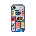 iPhone 17 Air Love Letter Premium Telefon Kılıfı Pasifik Mavi - SUMTHINCS