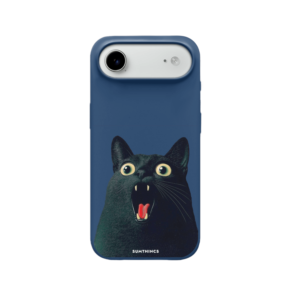 iPhone 17 Air Meoww Premium Telefon Kılıfı Pasifik Mavi - SUMTHINCS