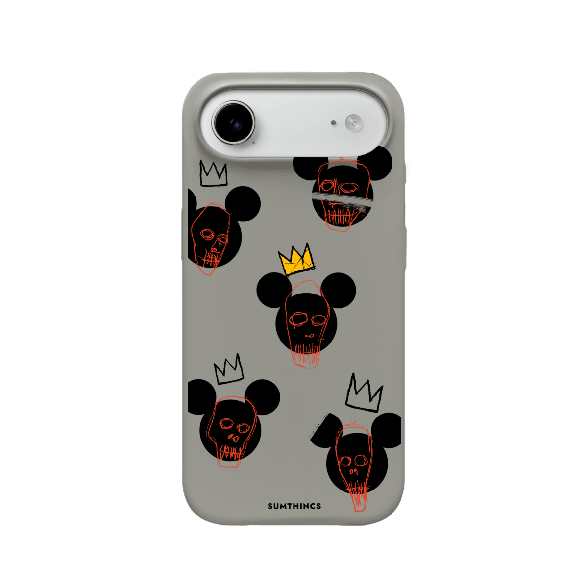 iPhone 17 Air Mickeys Midnight Premium Telefon Kılıfı Gri - SUMTHINCS