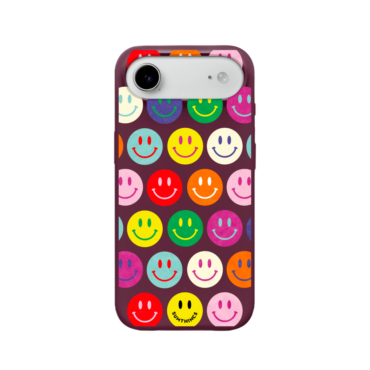 iPhone 17 Air Miles of Smiles Premium Telefon Kılıfı Bordo - SUMTHINCS